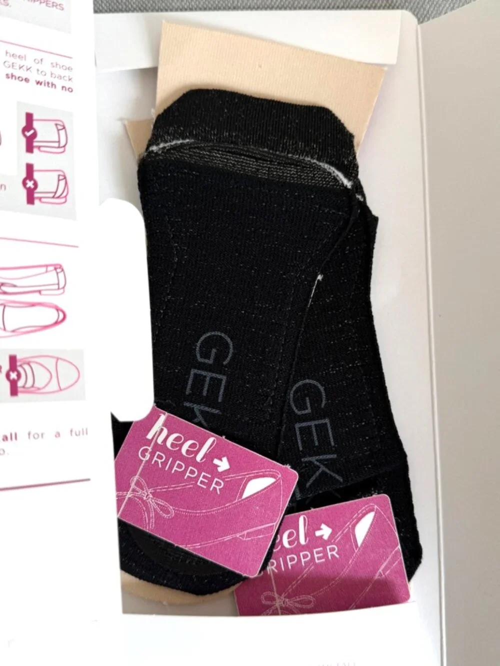 GEKKS No Show Shoe Liners M 7-8.5 Ballet + Loafer Breathable Sockless
